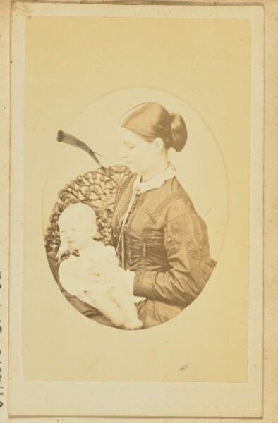 Unknown, [Portrait of a woman and baby]