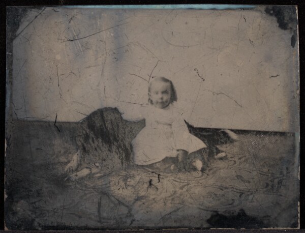 Jacob Byerly, [Portrait of a child and dog]