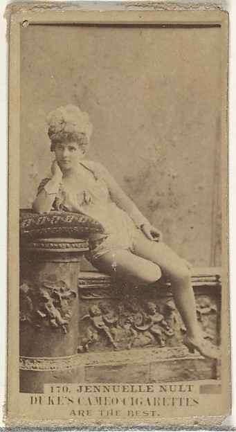 W. Duke, Sons & Co., Card Number 170, Jennuelle Nult, from the Actors and Actresses series (N145-5) issued by Duke Sons & Co. to promote Cameo Cigarettes