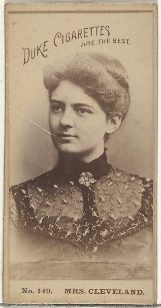 W. Duke, Sons & Co., Card Number 149, Mrs. Cleveland, from the Actors and Actresses series (N145-6) issued by Duke Sons & Co. to promote Duke Cigarettes