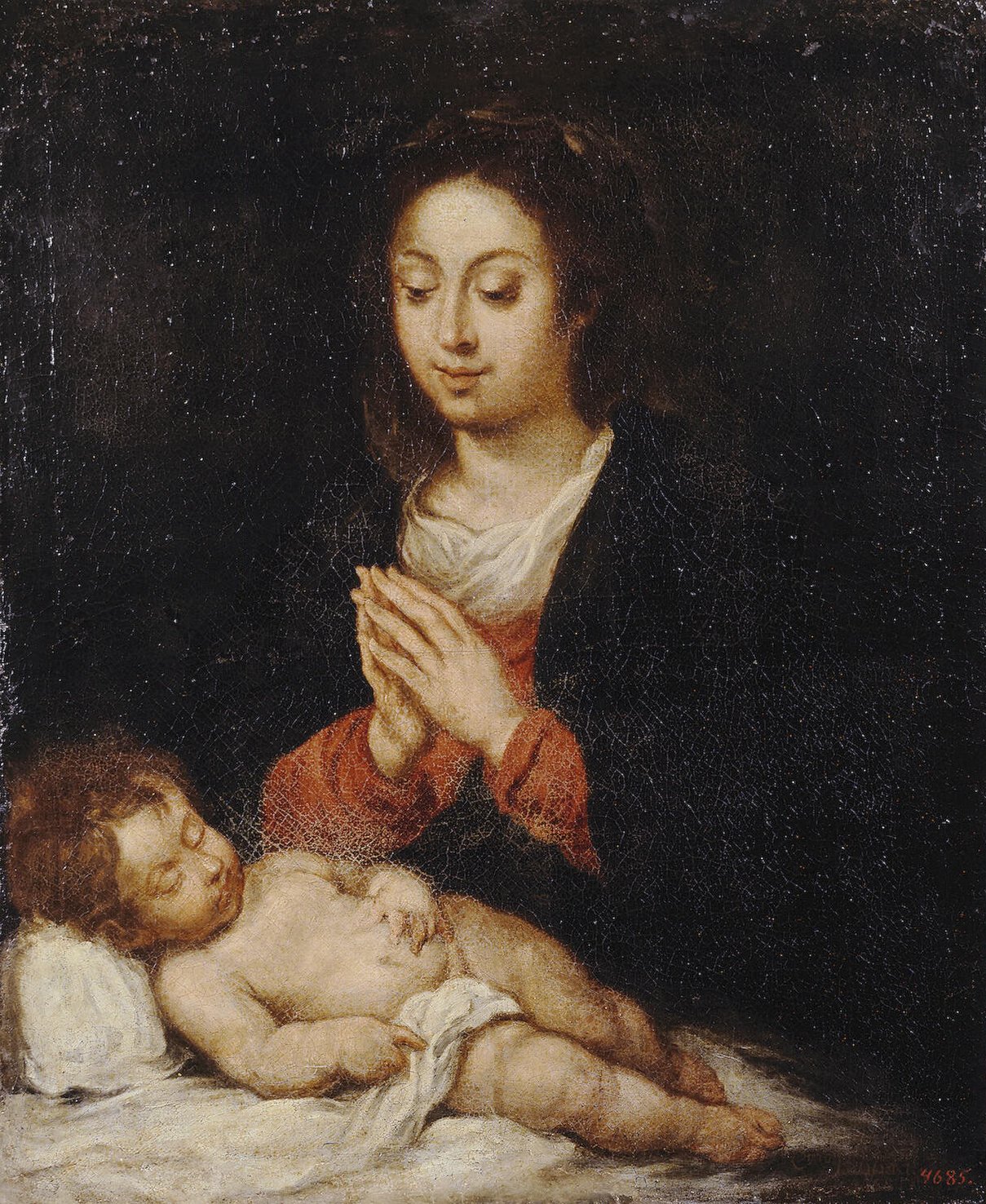 Geronimo de Bobadilla, Madonna with the Sleeping Infant Christ
