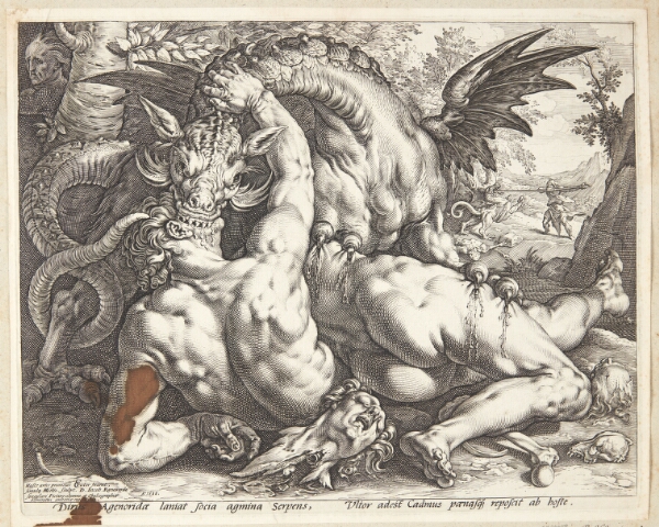 Hendrick Goltzius, Dragen fortærer Cadmus' mænd
