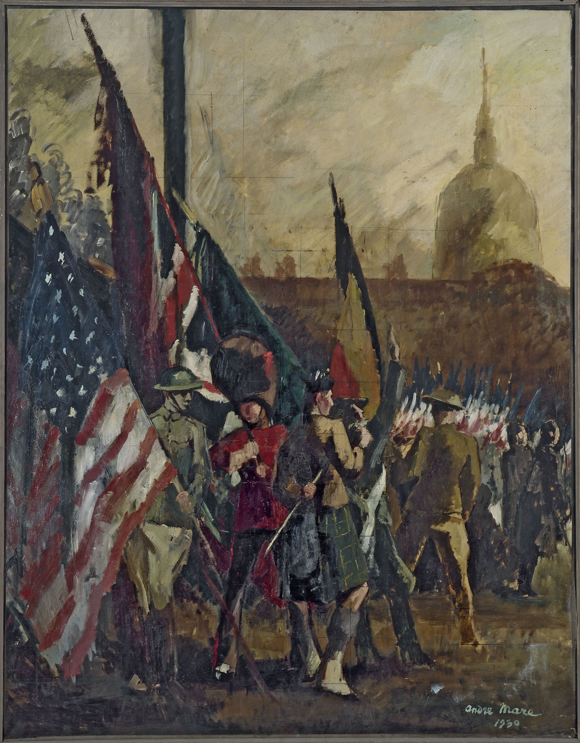 André-Charles Mare, Les Alliés