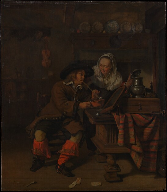Gabriël Metsu, Tavern Scene