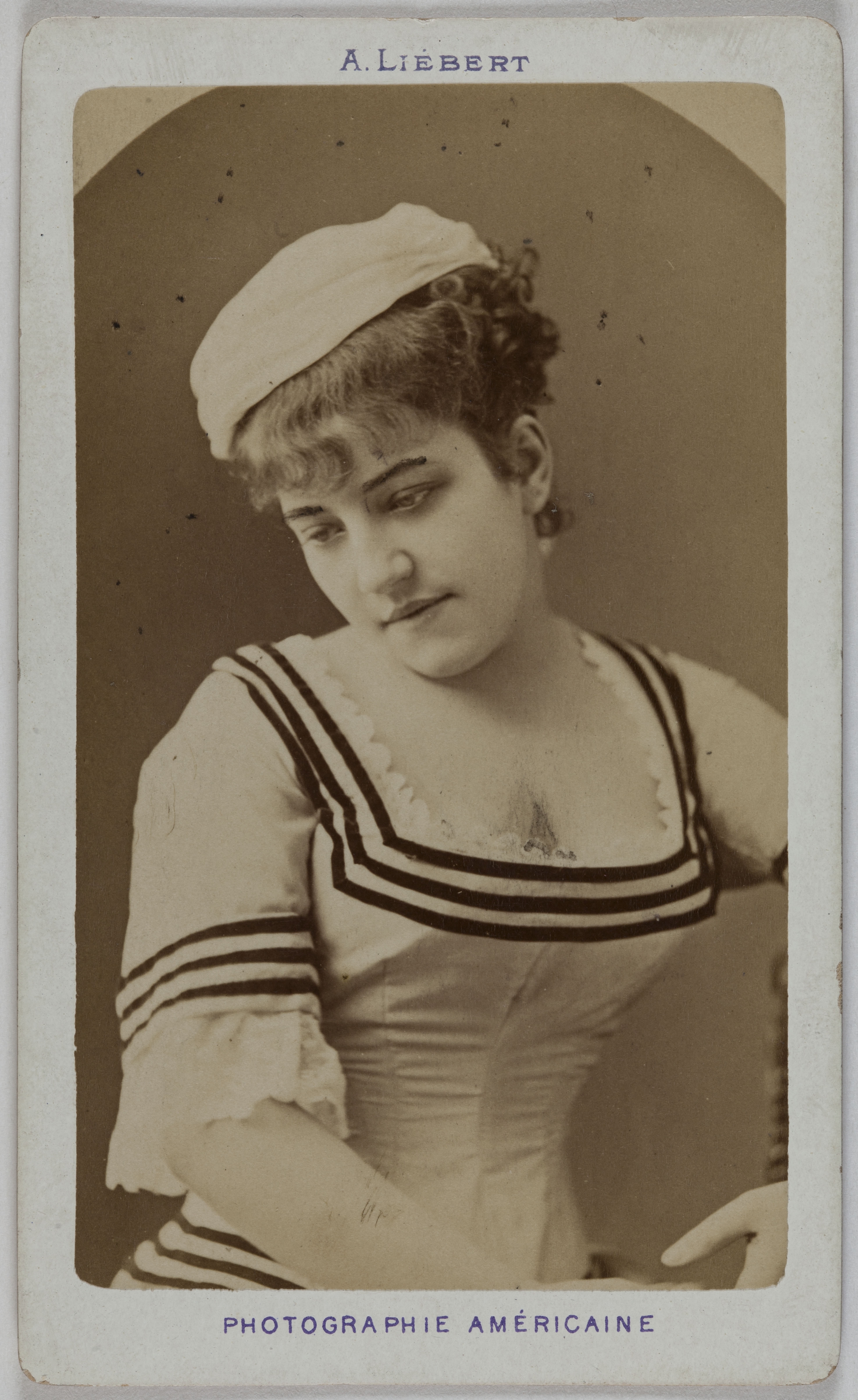 Alphonse Liébert, Portrait de Adolphine Joséphine Baretti (actrice ?)