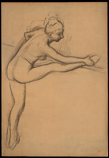 Edgar Degas, Study of a Nude (Dancer at the Barre)