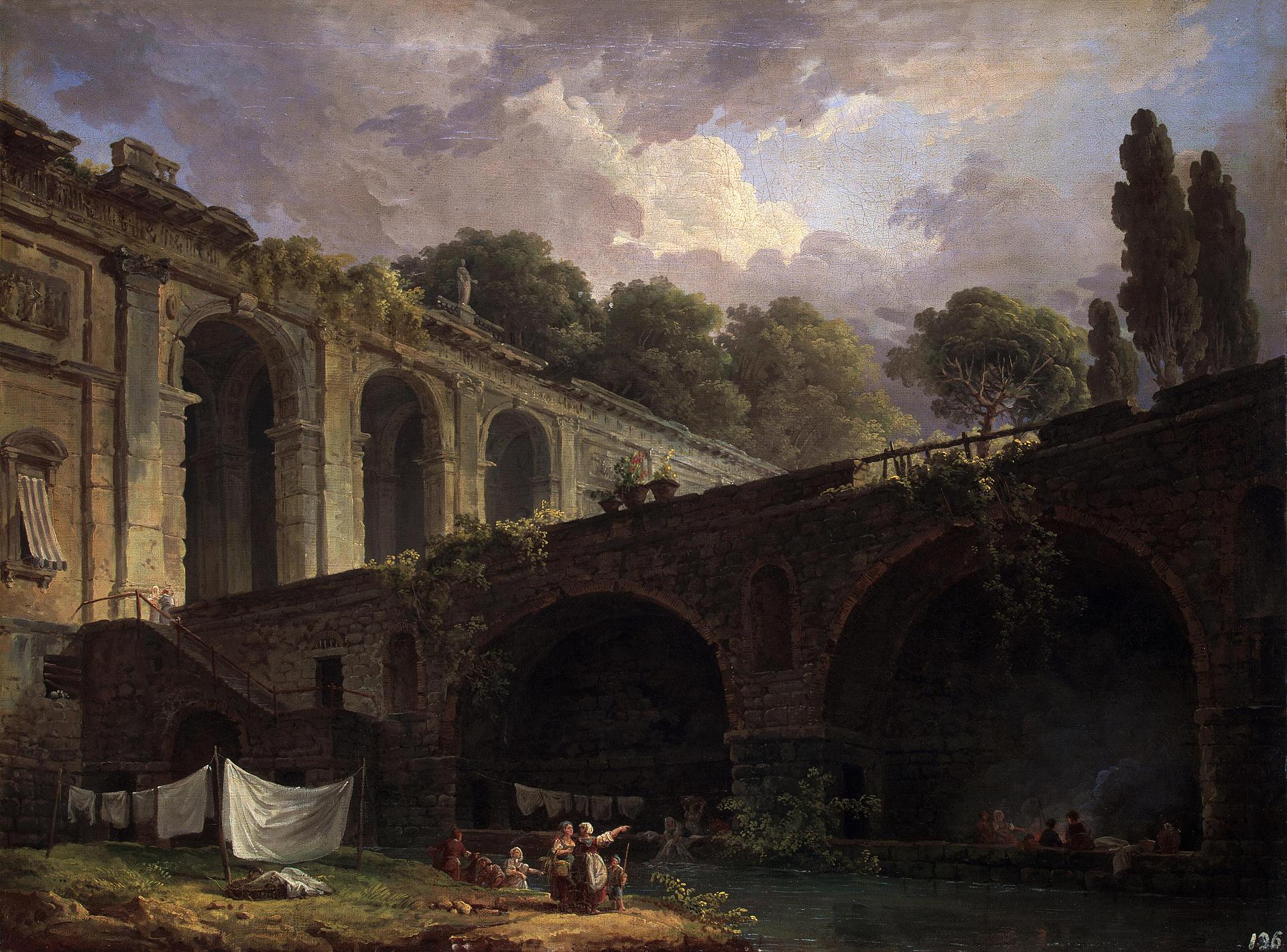 Hubert Robert, Villa Madama near Rome
