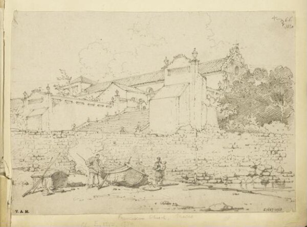 George Chinnery, The church of S. Francisco, Macau