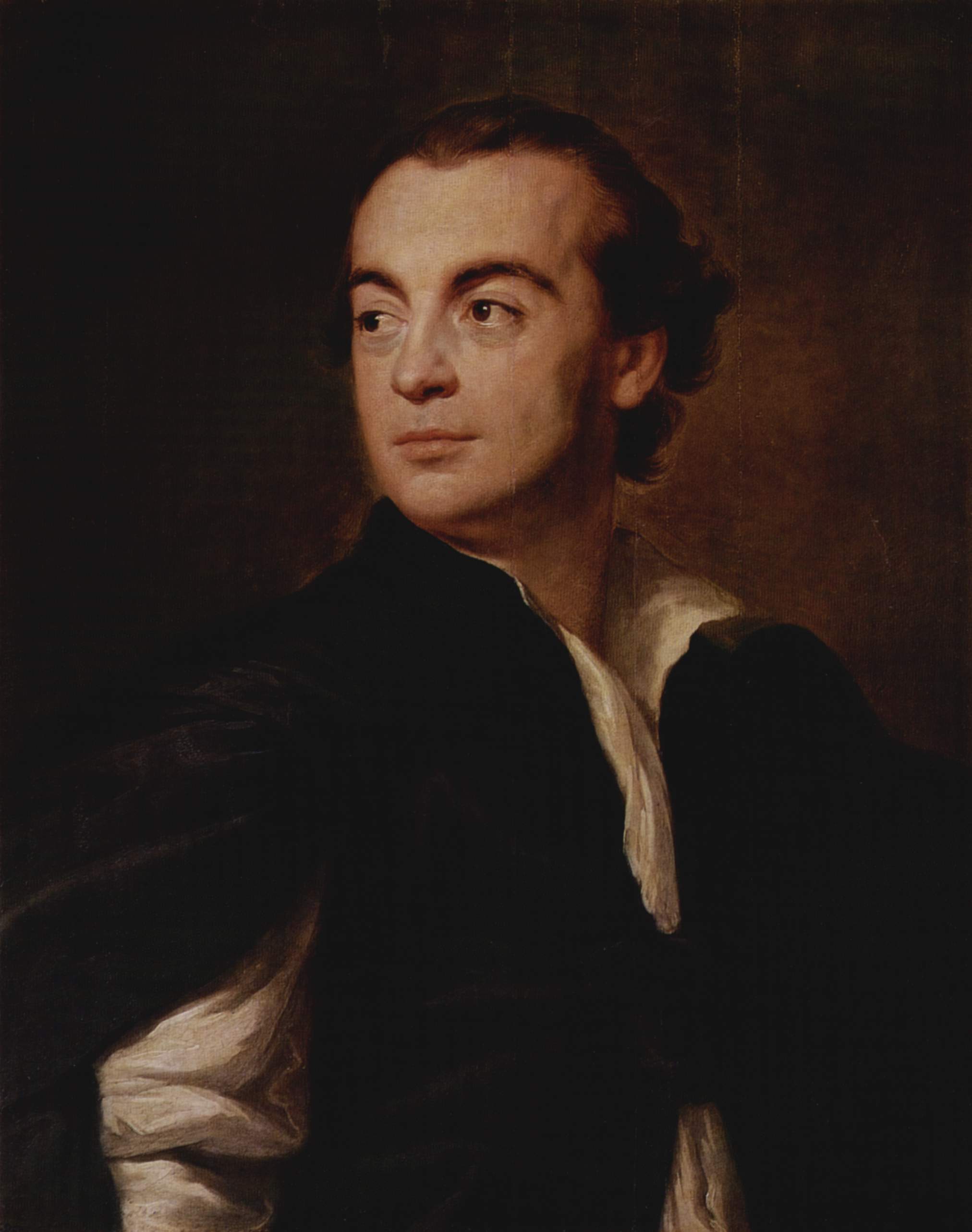 Anton Raphael Mengs, Porträt eines Mannes (Johann Joachim Winckelmann?)
