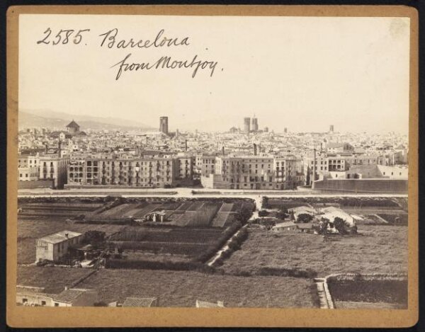 Francis Frith, Barcelona from Montjoy