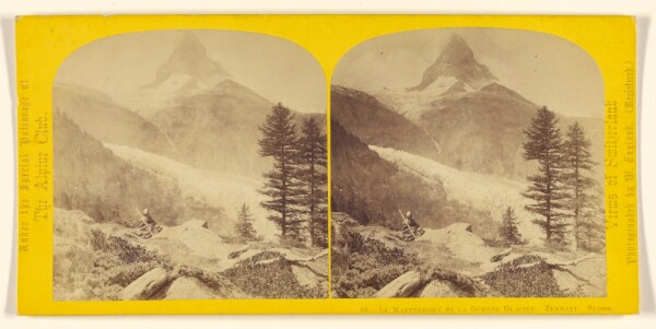 William England, Le Matterhorn et la Gorner Glacier. Zermatt. Suisse.