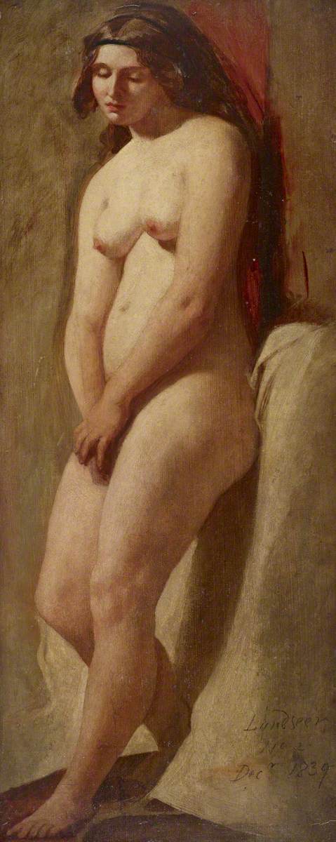 William Etty, Female Nude Standing