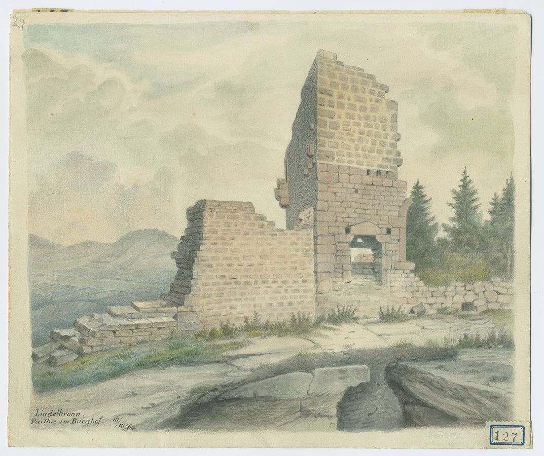 Fritz Bamberger, Ruine Lindelbronn