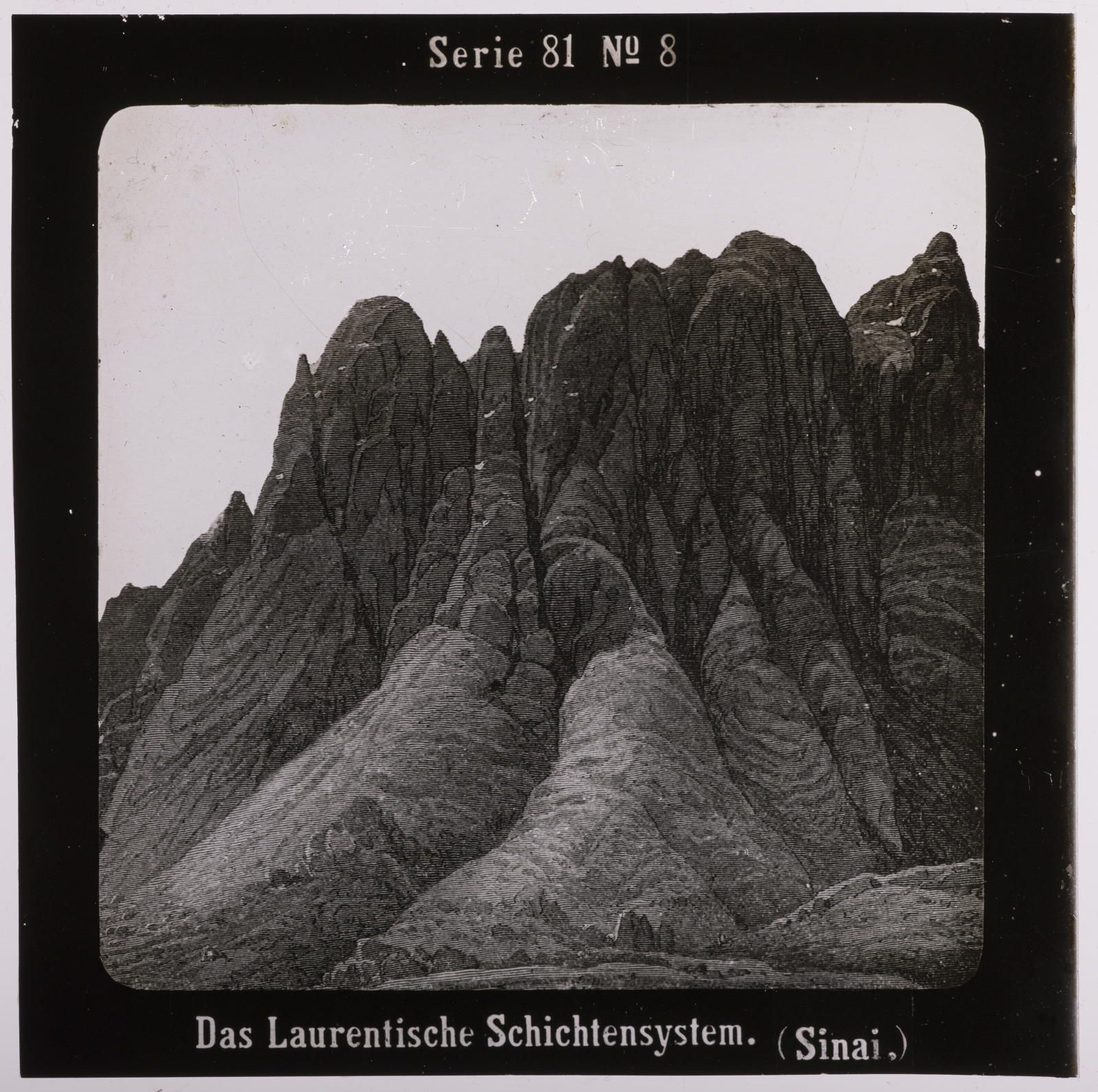 Desconegut, Das Laurentische Schichtensystem (Sinai) Projection für Alle