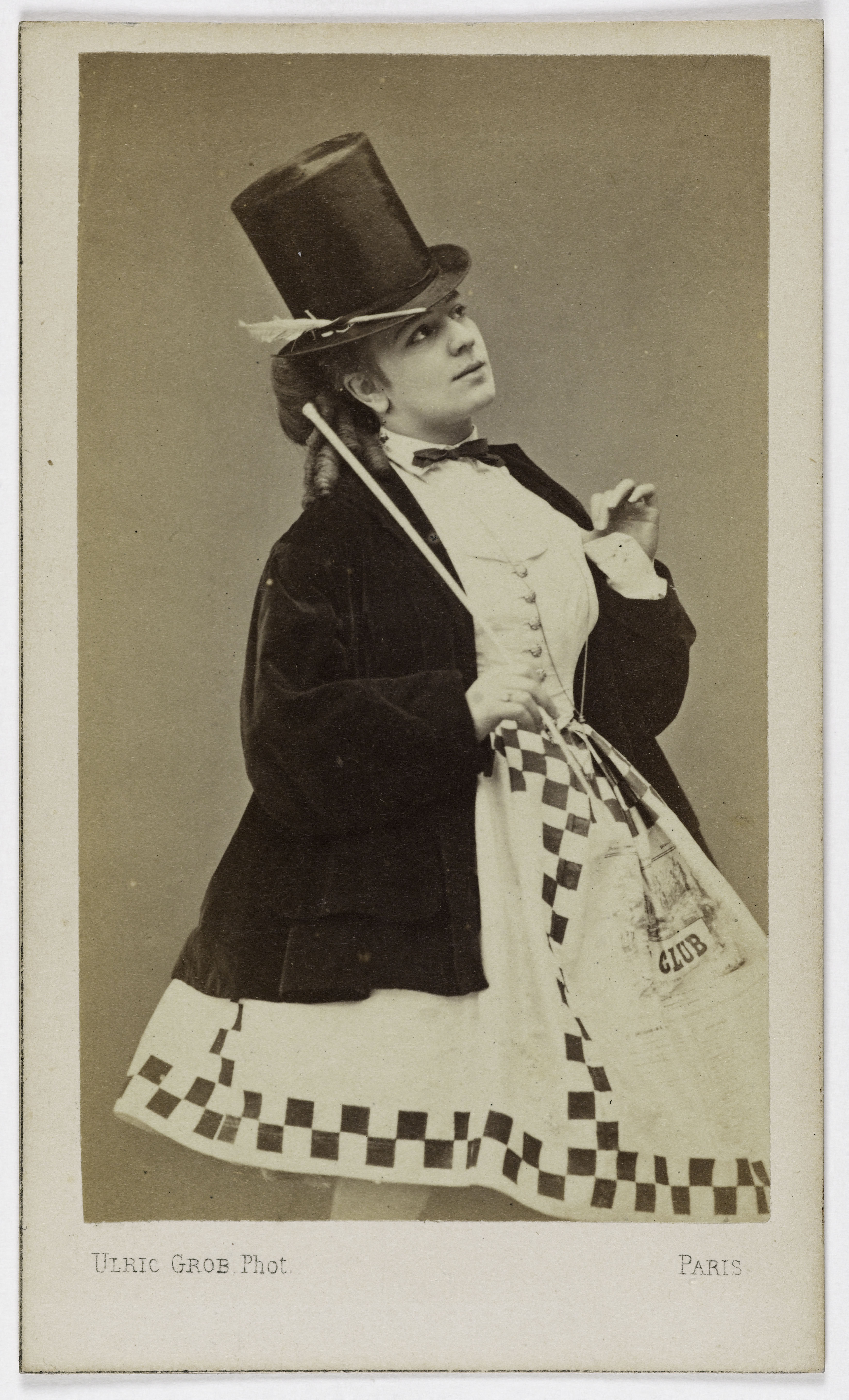 Ulric Grob, Portrait d'Elisa (actrice aux Bouffes)
