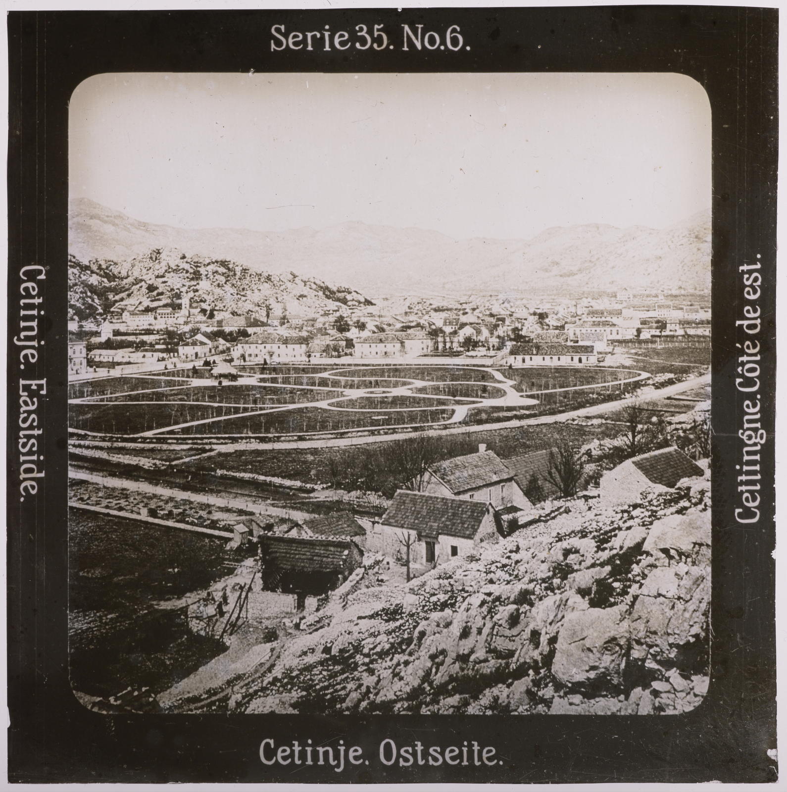 Desconegut, Cetinje. Ostseite Projection für Alle