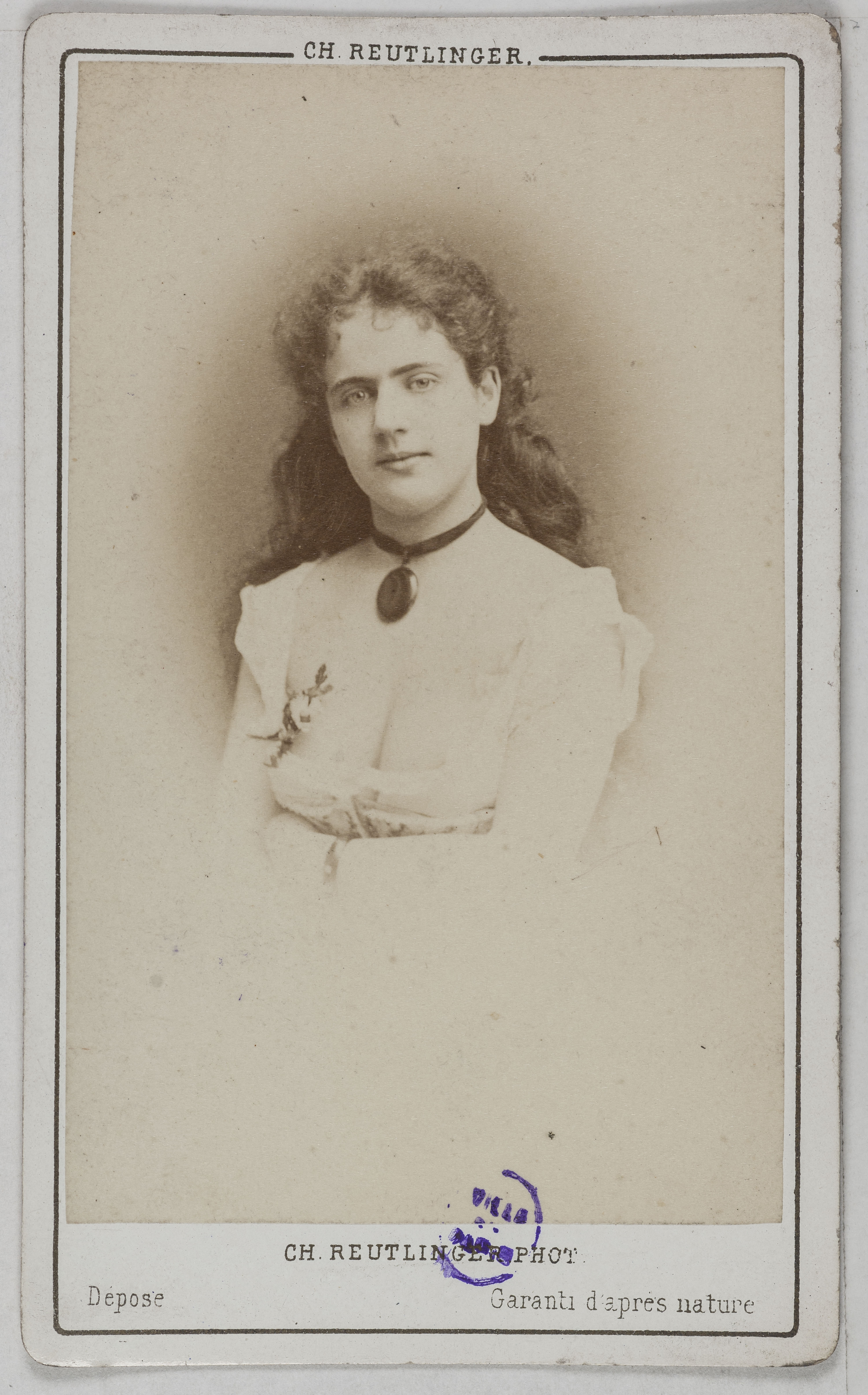 Charles Reutlinger, Portrait de Marie Karl (Amélie Jeanne Jaime, dite), (actrice), (fille de Théodore Barrière)