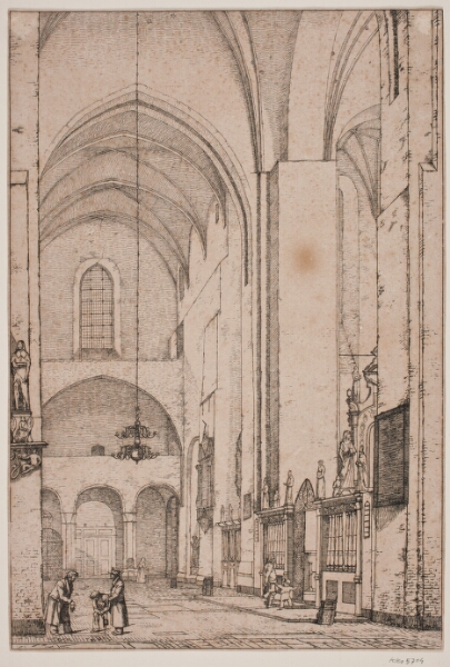 Christen Købke, Prospekt af det indre af den nordlige korsarm af Århus domkirke