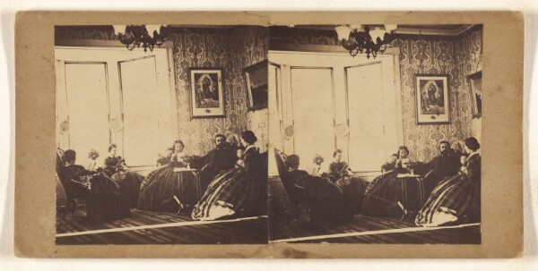 Unknown, [Family parlor scene]