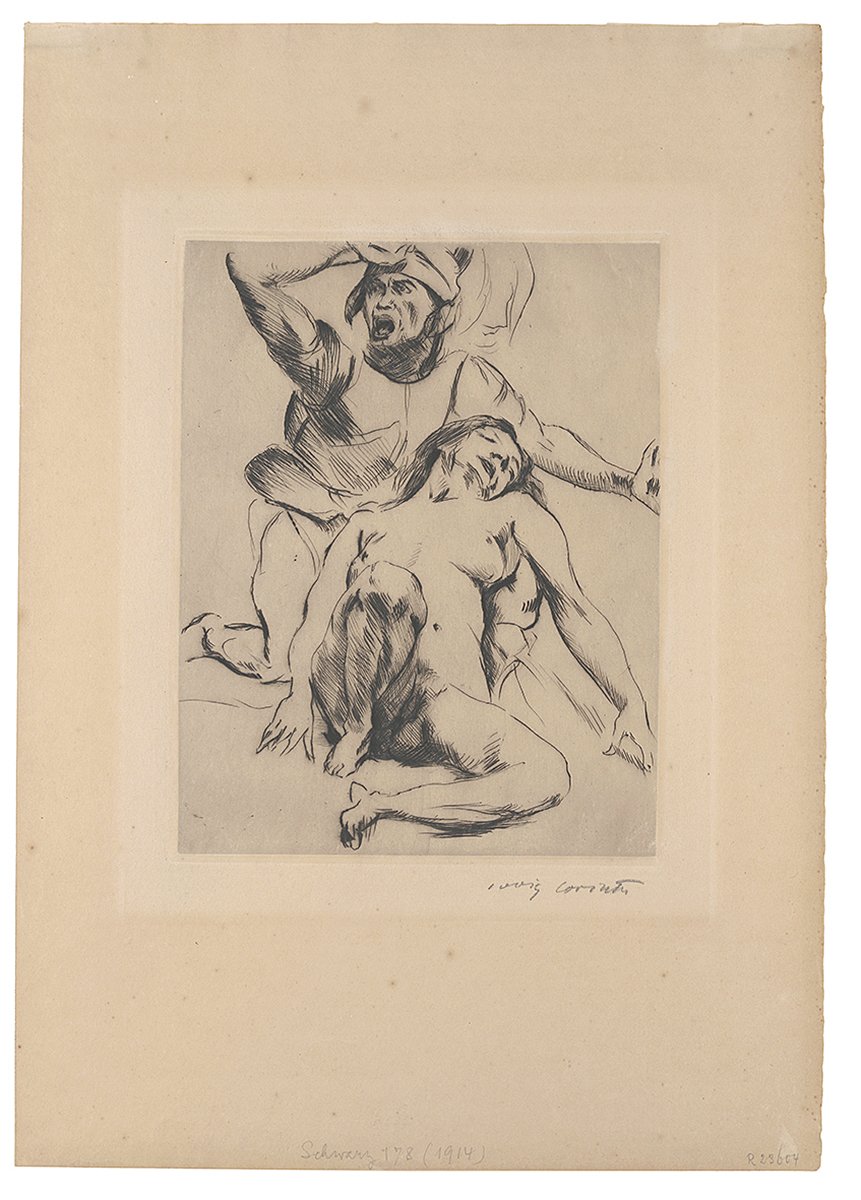 Lovis Corinth, Theseus und Ariadne II