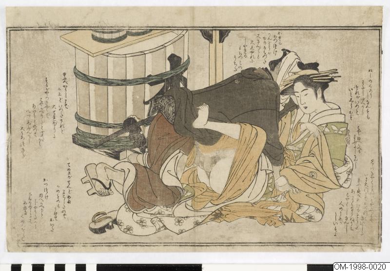 Katsukawa Shunsho, Träsnitt, Bildkonst, Print, Woodcut, Woodblock