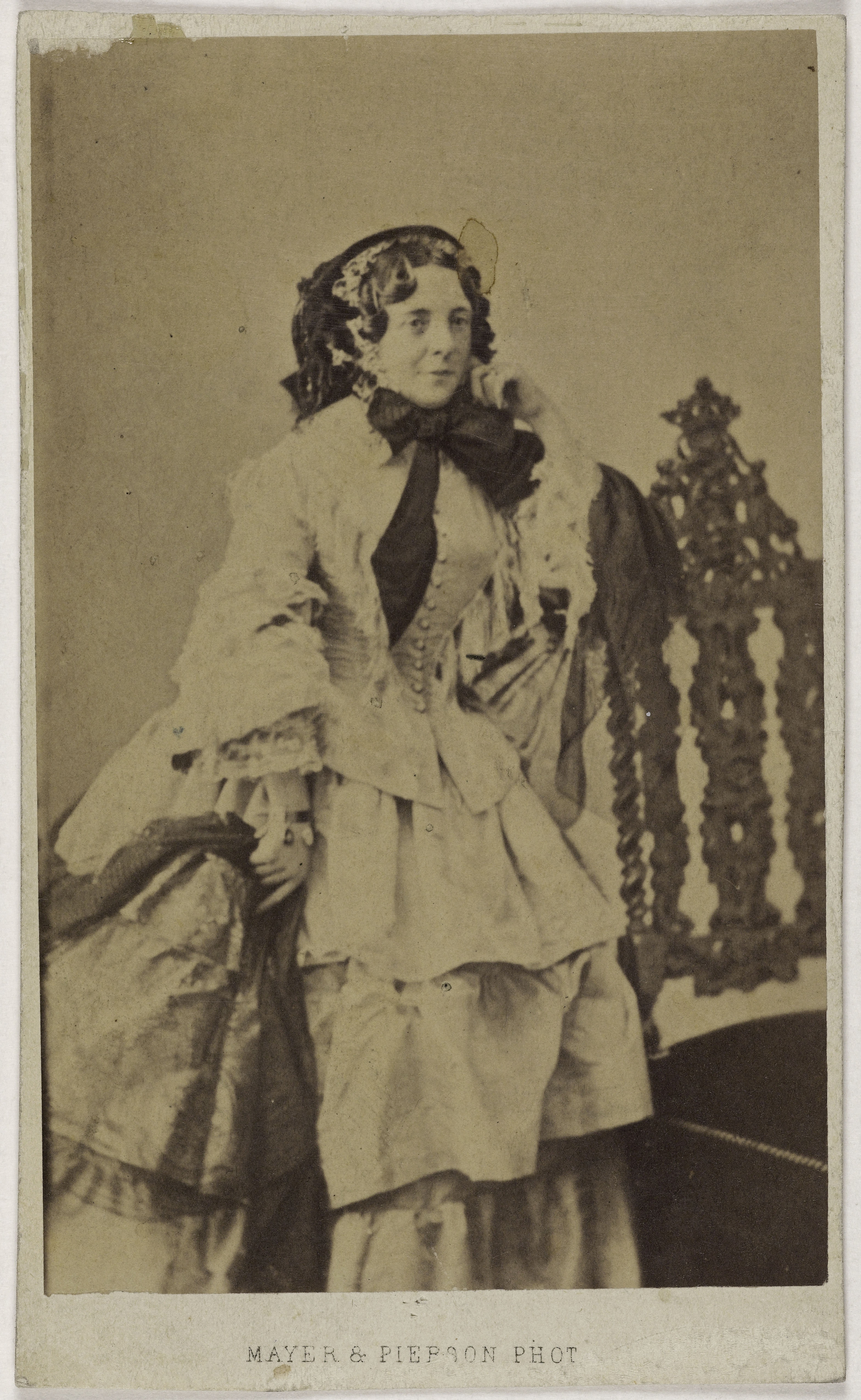 Mayer Frères et Pierson, Portrait de Virginie Dejazet (1798-1875), (actrice et fondatrice du théâtre Dejazet)