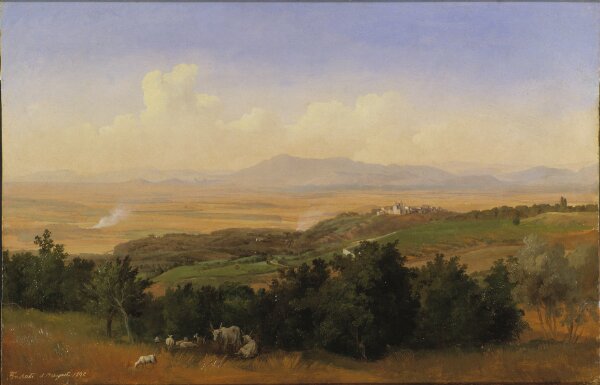 Gustaf Wilhelm Palm, Utsikt från Frascati
