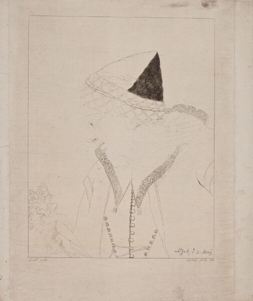 Gerhard Ludvig Lahde, En Amagerpige