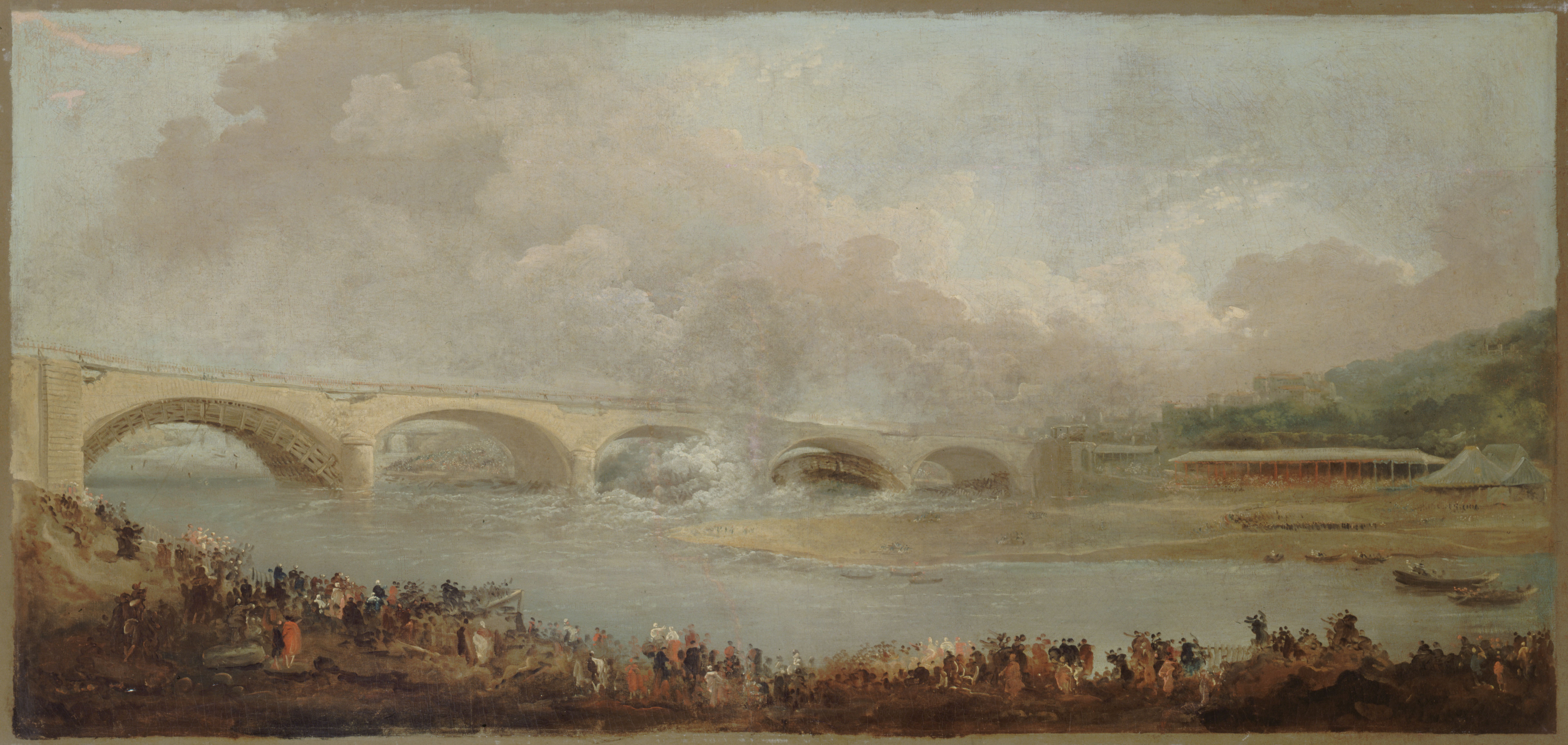 Hubert Robert, Le décintrement du pont de Neuilly, le 22 septembre 1772