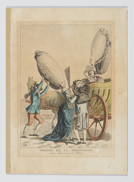 Anonymous, French, 18th century, Depart de la Promenade, Des Boulevard de Paris