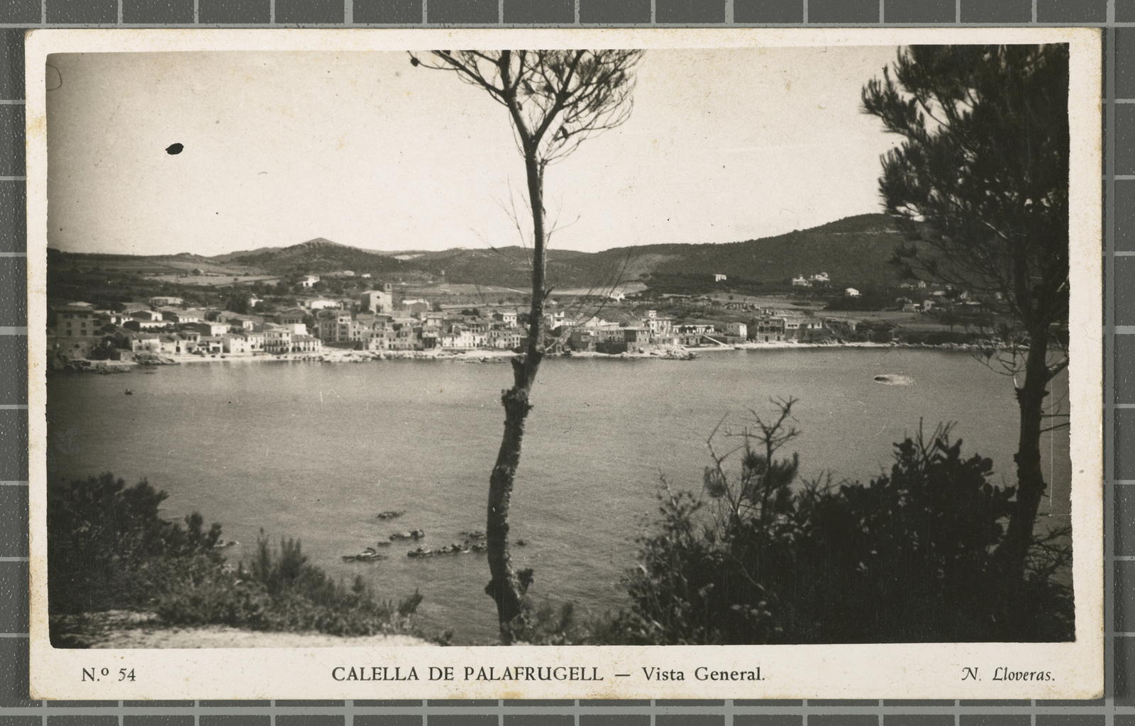 Desconegut, N.º 54 Calella de Palafrugell - Vista General.