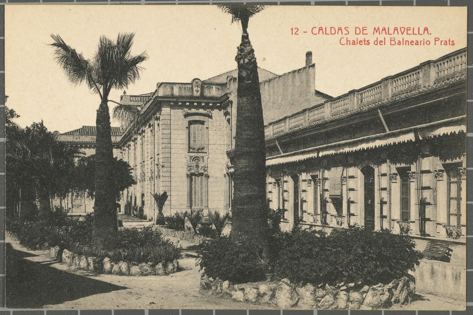 Josep Thomas Bigas, 12 - CALDAS DE MALAVELLA. Chalets del Balneario Prats