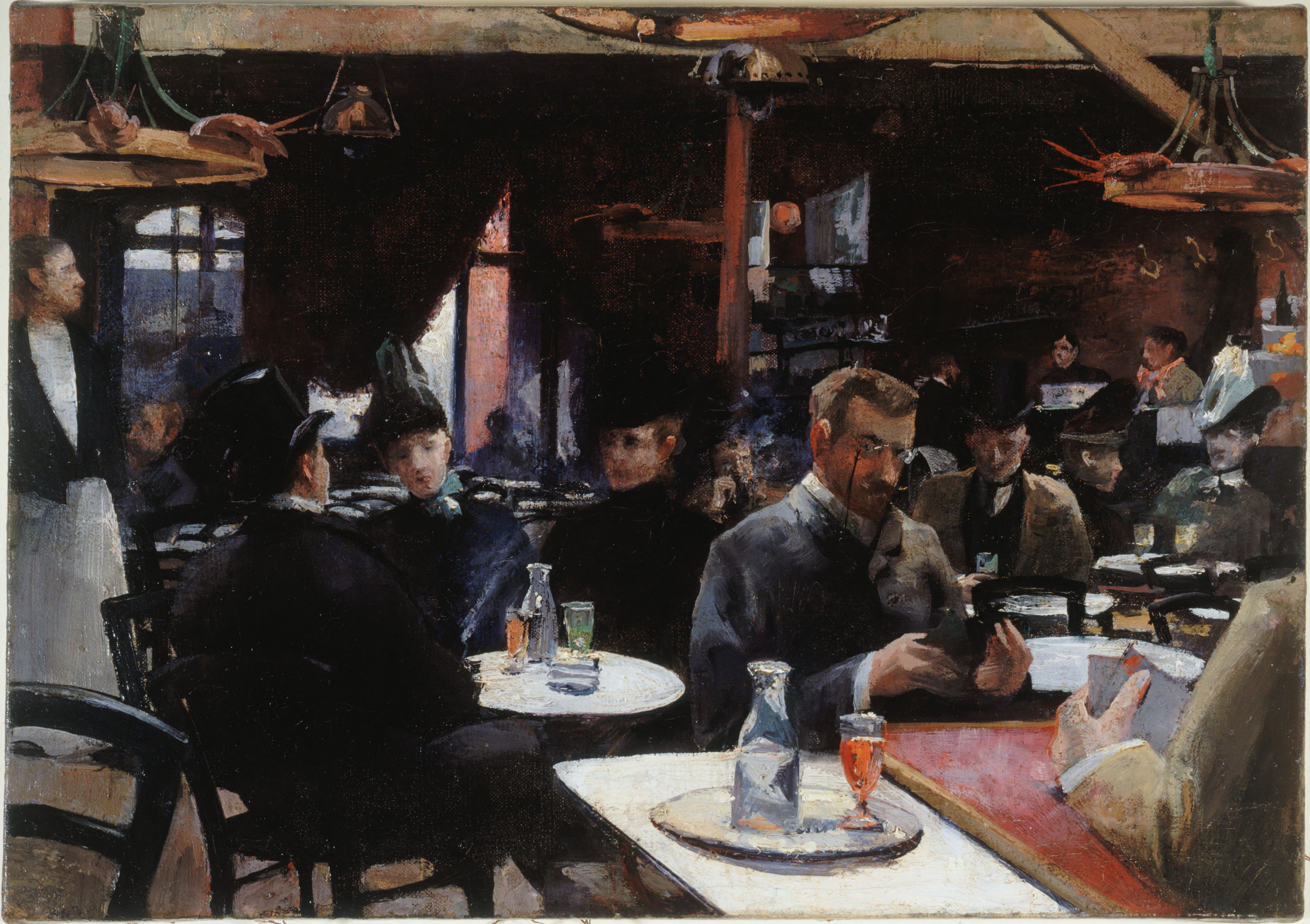 Anonyme, Le café de l'Écrevisse
