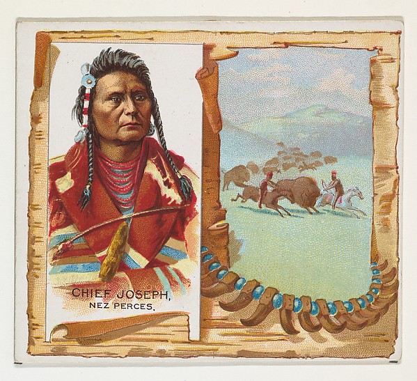 Allen & Ginter, Chief Joseph, Nez Perces, from the American Indian Chiefs series (N36) for Allen & Ginter Cigarettes