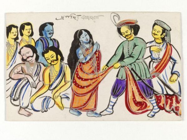 Unknown, Duhshashana and Draupadi