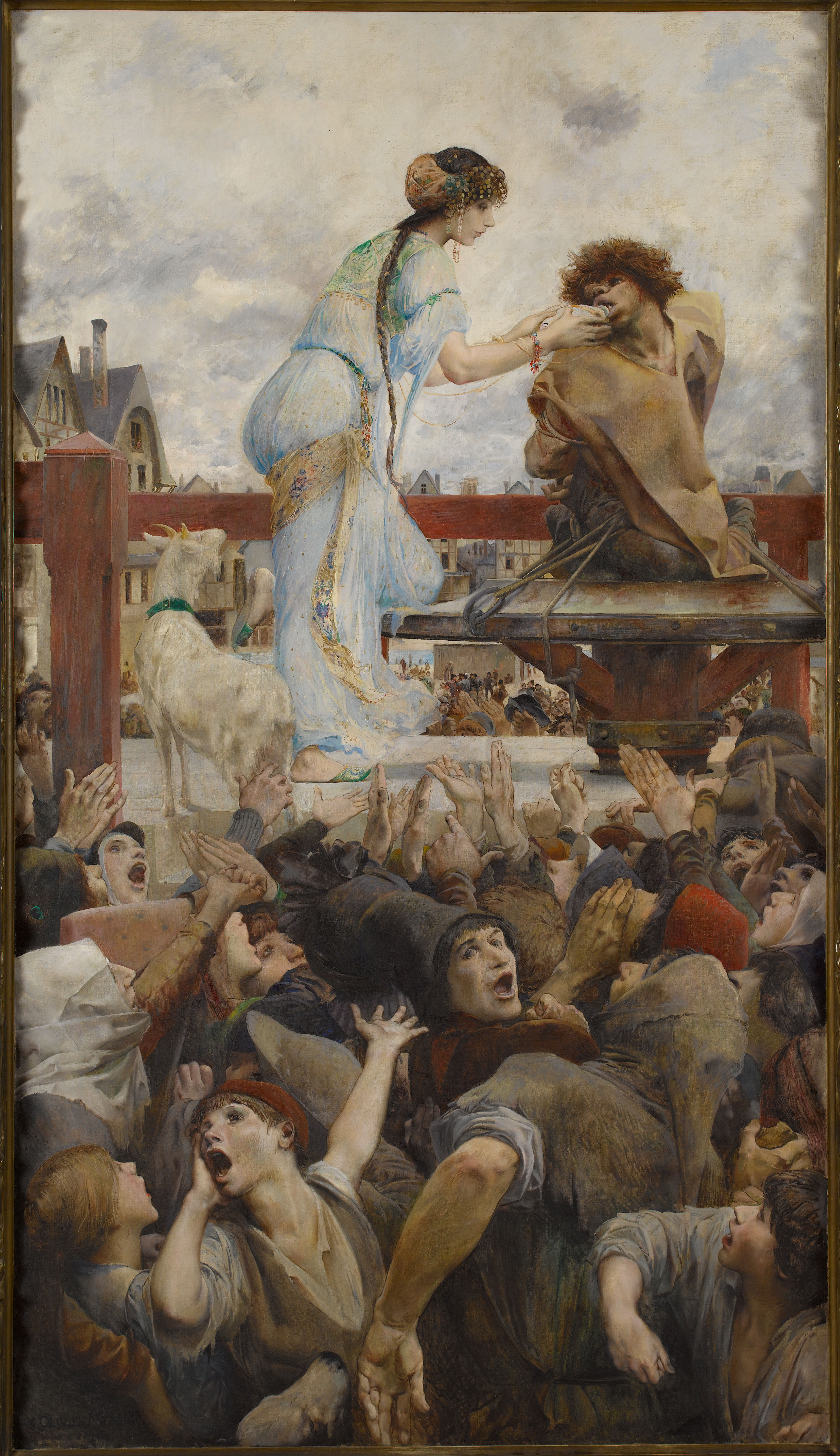 Luc-Olivier Merson, Une larme pour une goutte d'eau (Notre-Dame de Paris)