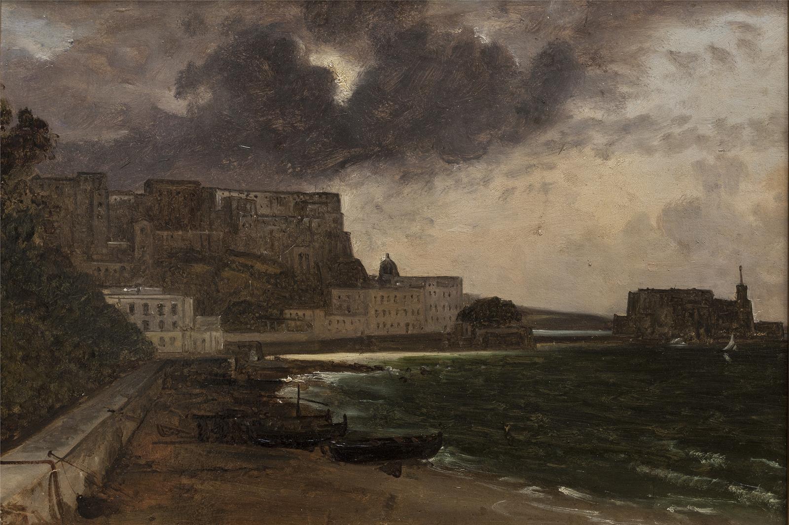 Franz Ludwig Catel, Fra Napolis havn, optrækkende uvejr