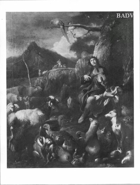 Giovanni Benedetto Castiglione, Orpheus und die Tiere