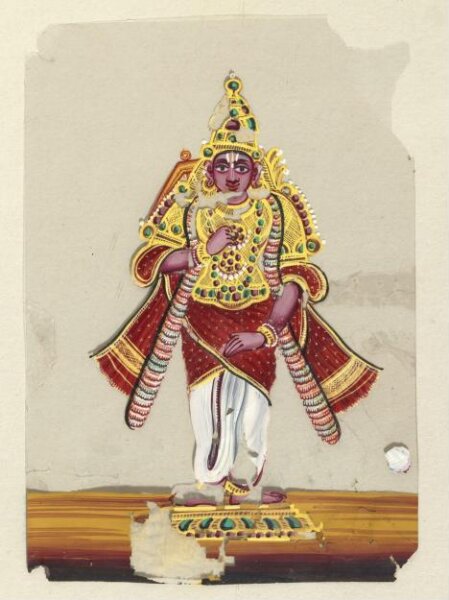 Unknown, One of five paintings of Hindu deities.