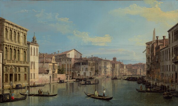 Canaletto, The Grand Canal in Venice from Palazzo Flangini to Campo San Marcuola