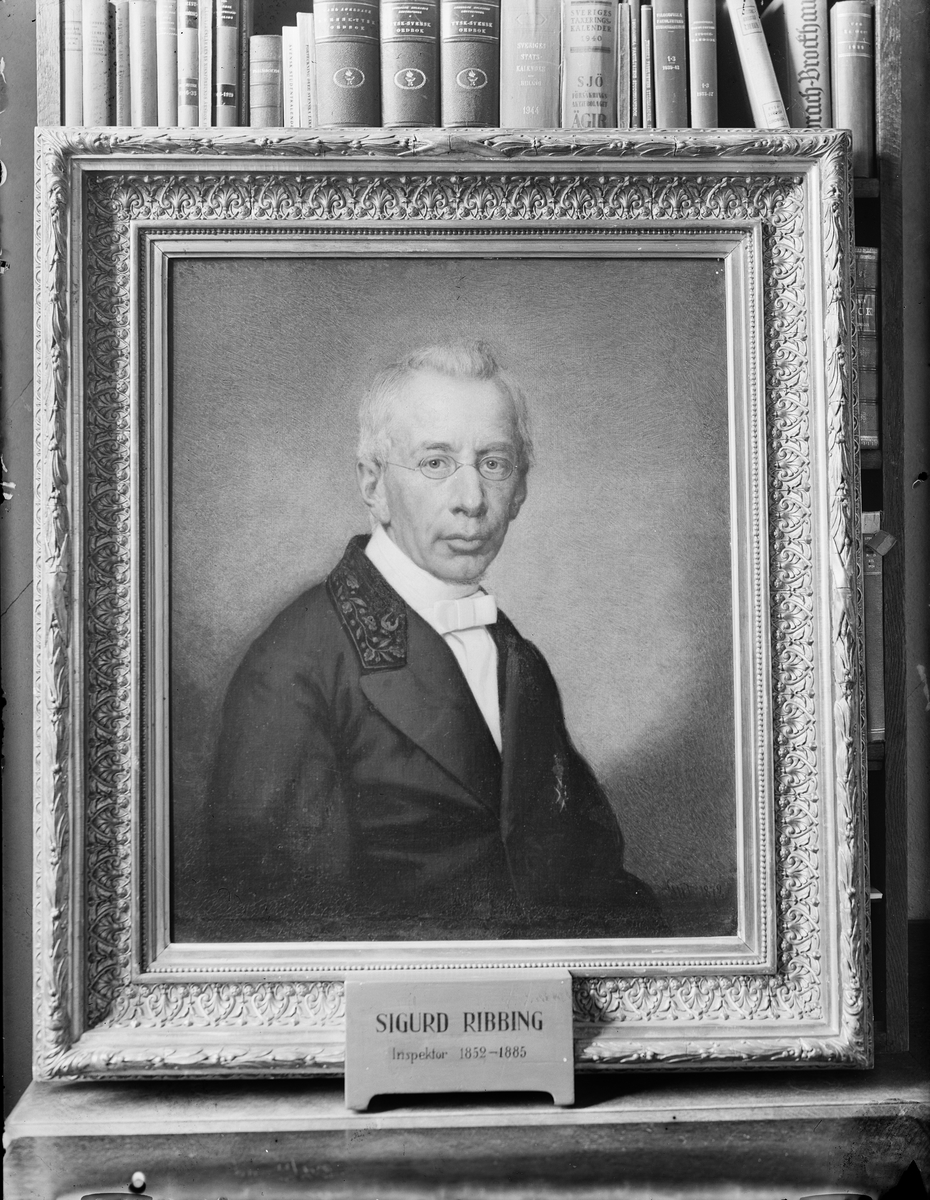 Gunnar Sundgren, Oljemålning - professor Sigurd Ribbing