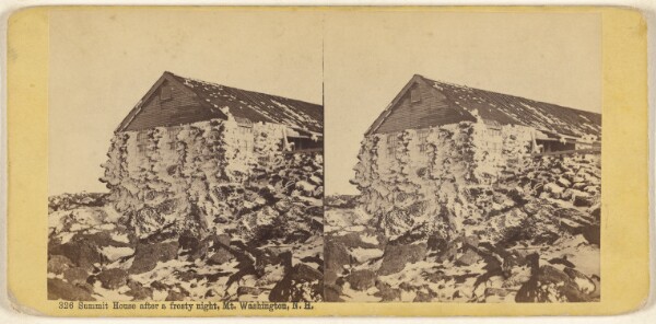 Edward Bierstadt, Summit House after a frosty night, Mt. Washington, N.H.