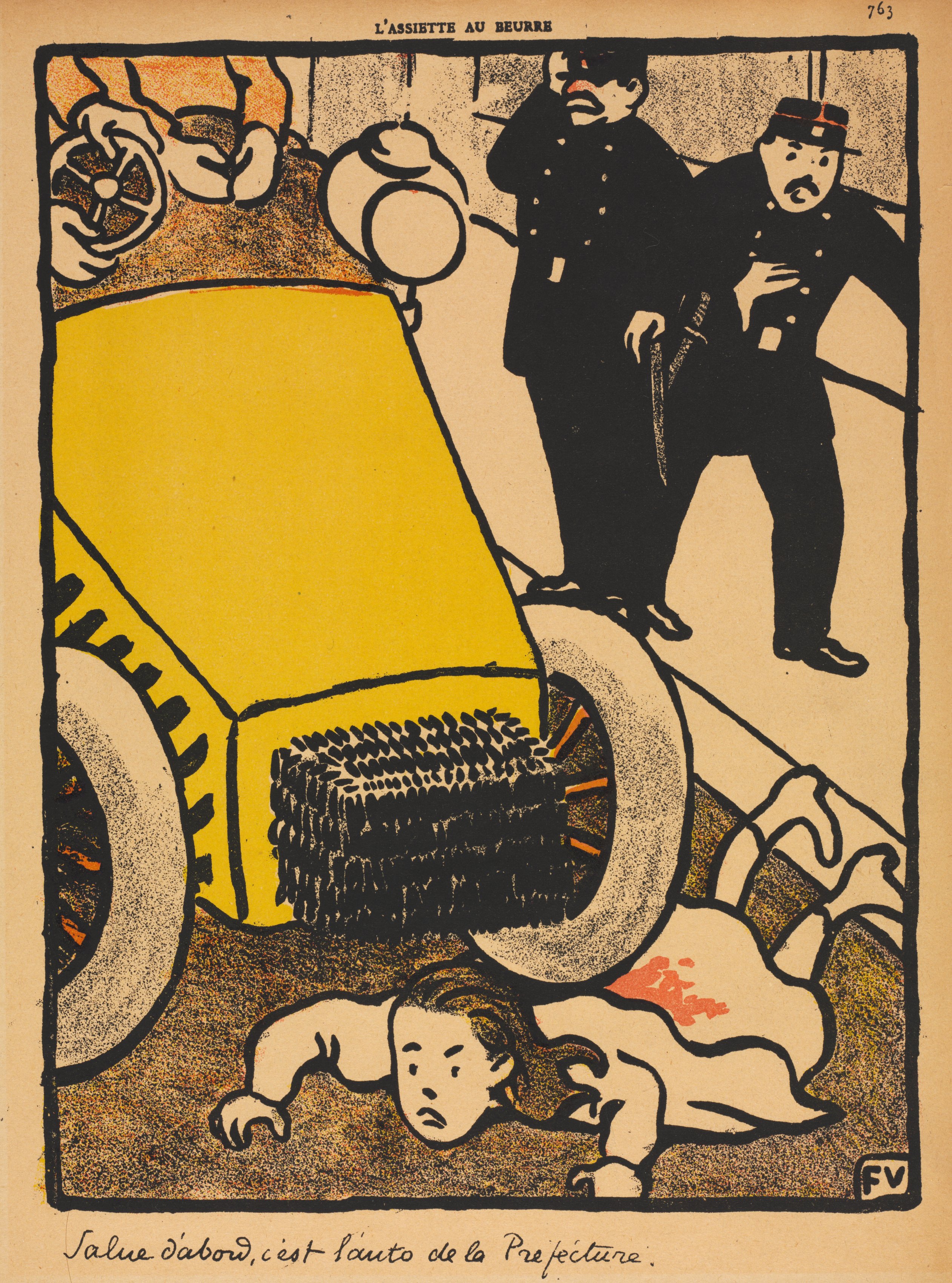 Félix Vallotton, Salute first...