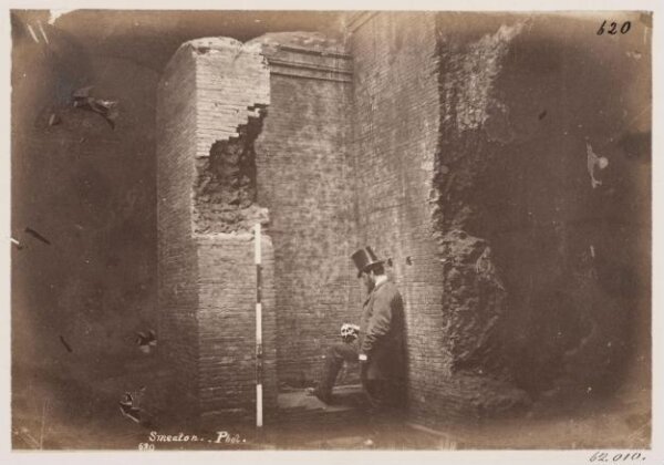 Parker, John Henry, Catacomb of S. Domitilla - Brickwork at the Entrance, c. A.D. 100