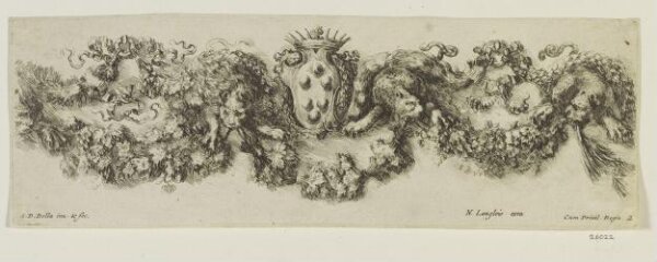 Stefano della Bella, Ornamenti di fregi e fogliami
