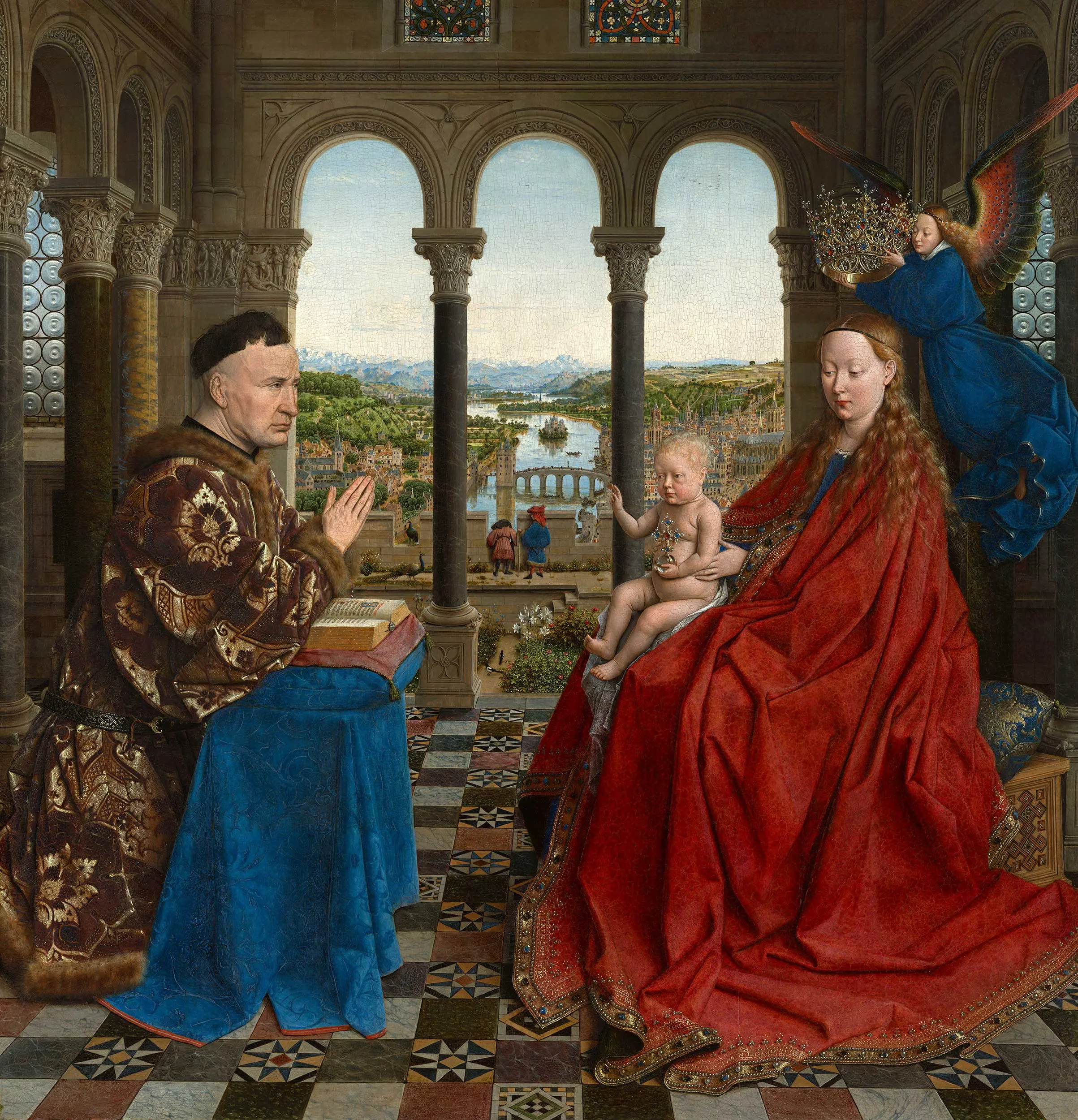 Jan van Eyck, Madonna of Chancellor Rolin