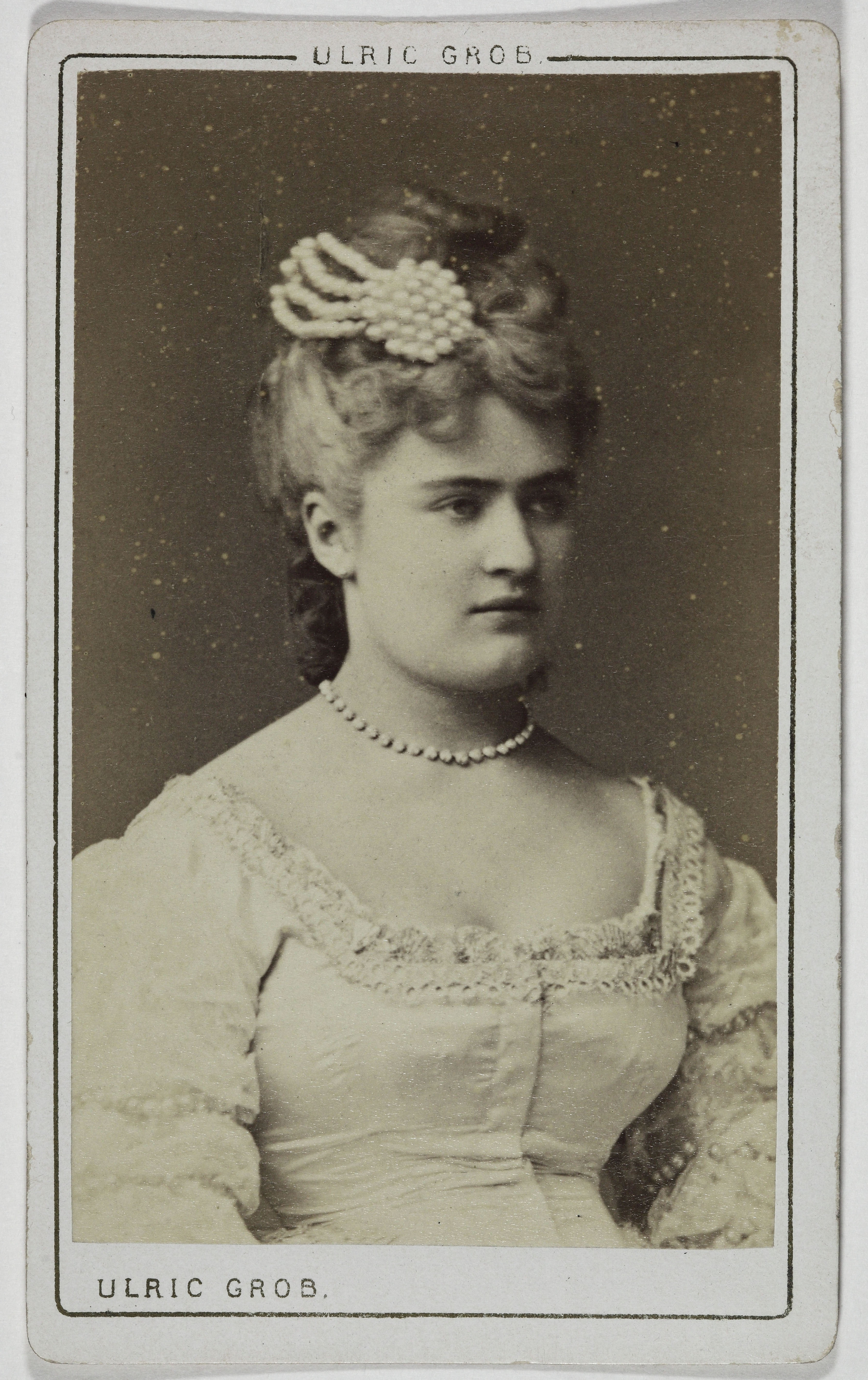 Ulric Grob, Portrait d'Angèle, (actrice)