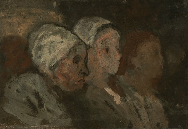 Honoré Daumier, In Church