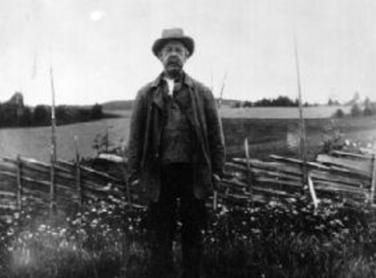 Anno Domkirkeodden, Andreas Granum. Skigard i bakgrunnen.