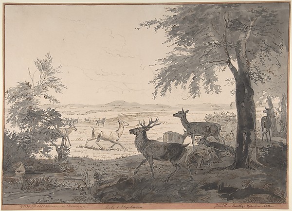 Johan Thomas Lundbye, View of Dyrehaven
